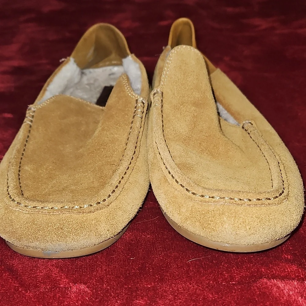 MenVinceMen's Gino-2 Shearling Slip On Moccasins Size 9